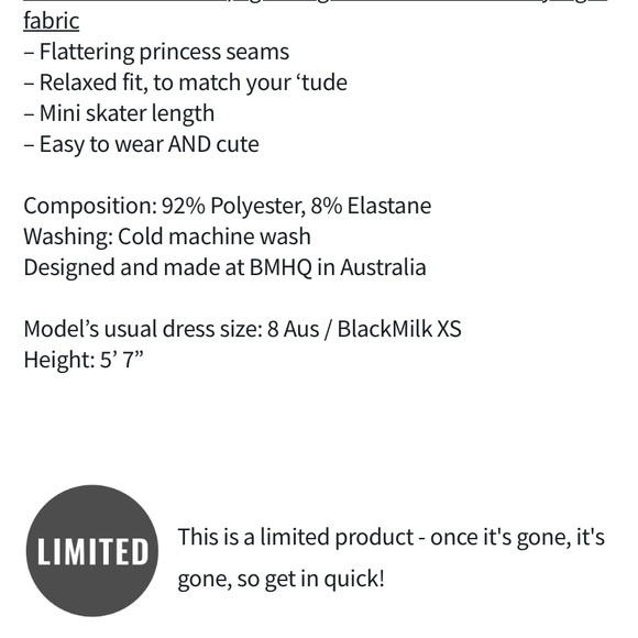 Blackmilk “FAIRY FLOSS EVIL V DRESS” Size Medium M NWT Cotton Candy - Picture 9 of 16